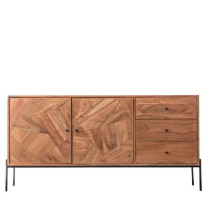 Gallery Direct Oklahoma 2 Door 3 Drawer Sideboard | Shackletons