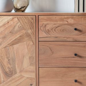 Gallery Direct Oklahoma 2 Door 3 Drawer Sideboard | Shackletons
