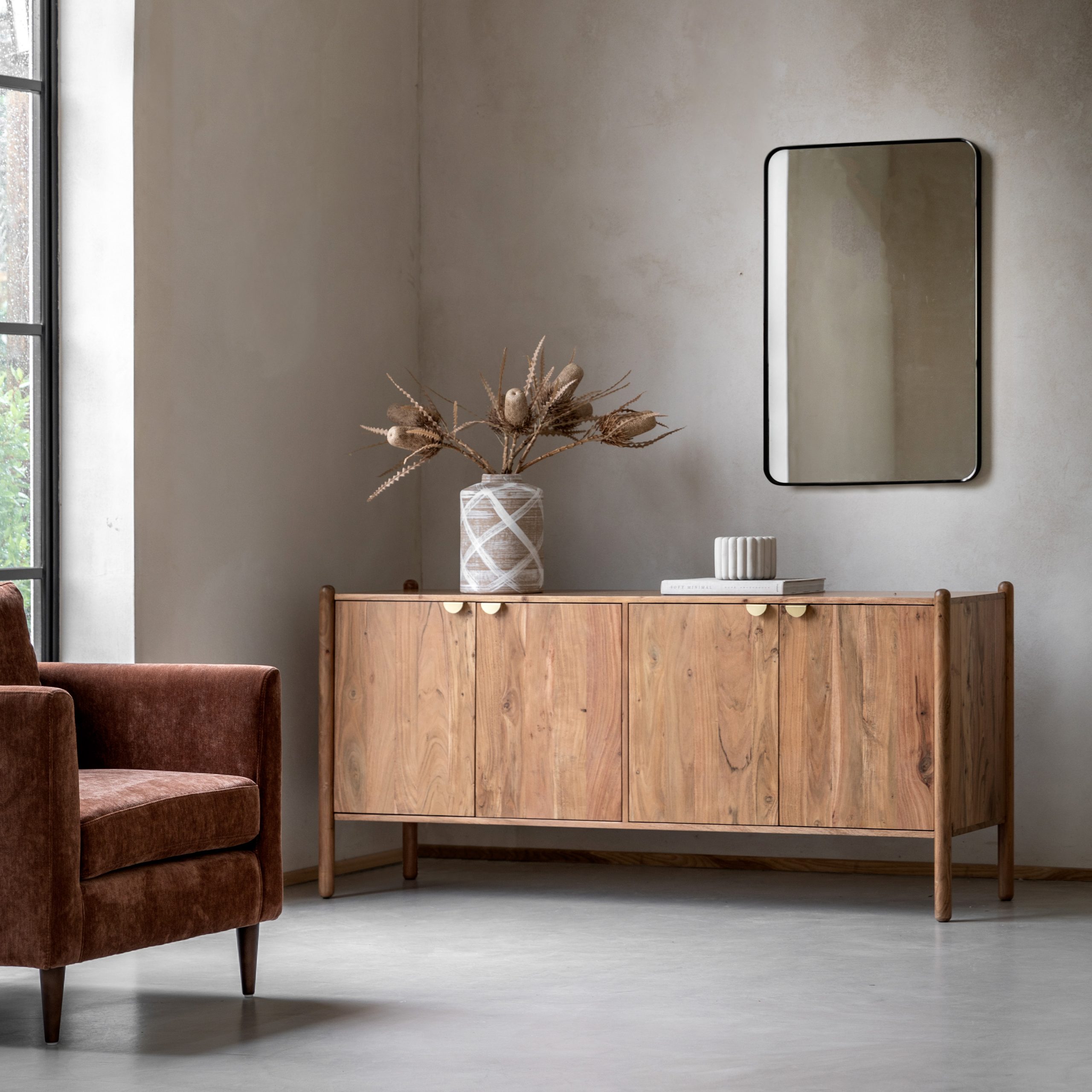 Gallery Direct Cannes 4 Door Sideboard
