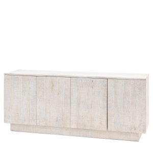Gallery Direct Iowa 4 Door Sideboard Whitewash | Shackletons
