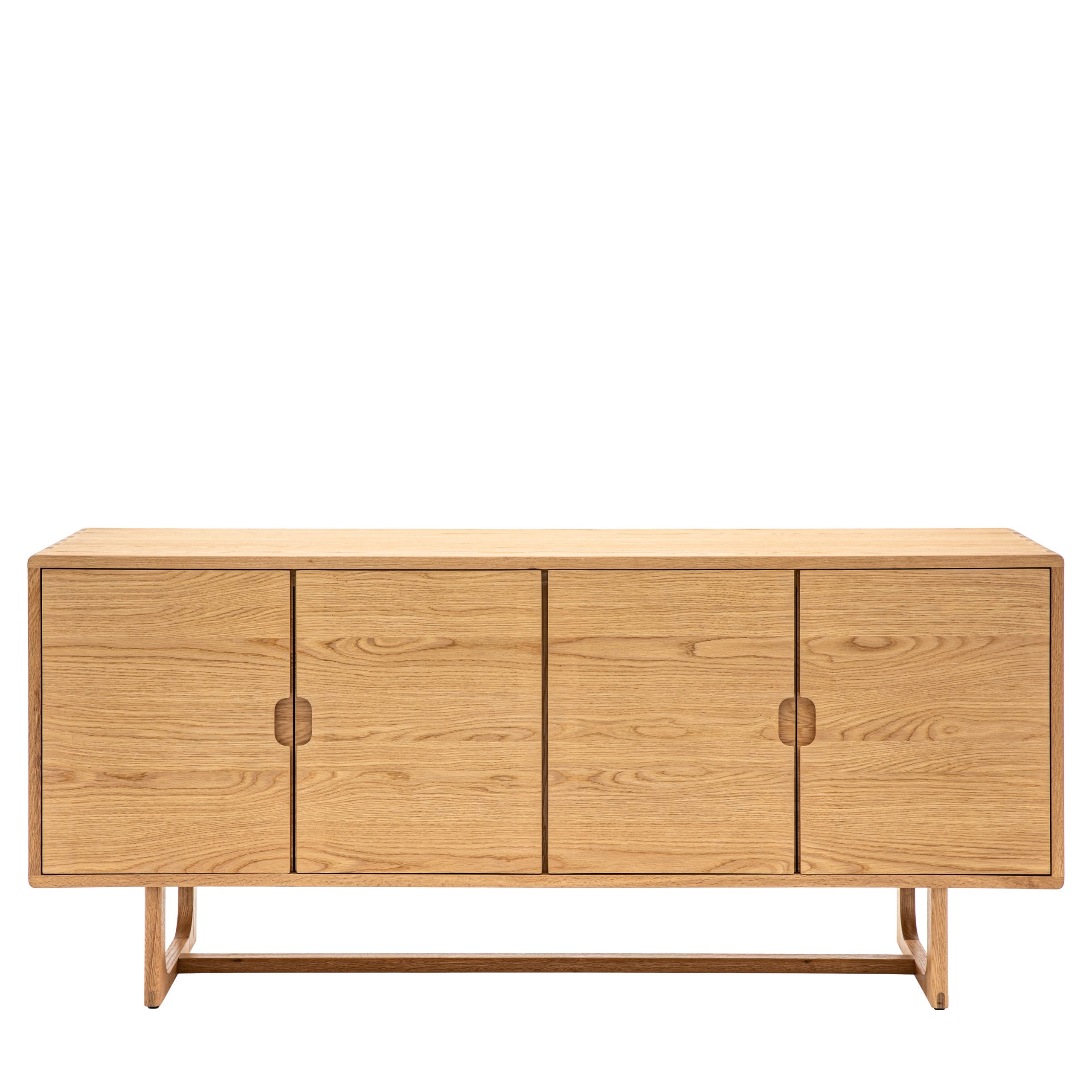 Gallery Direct Craft 4 Door Sideboard Natural | Shackletons