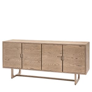 Gallery Direct Craft 4 Door Sideboard Smoked | Shackletons