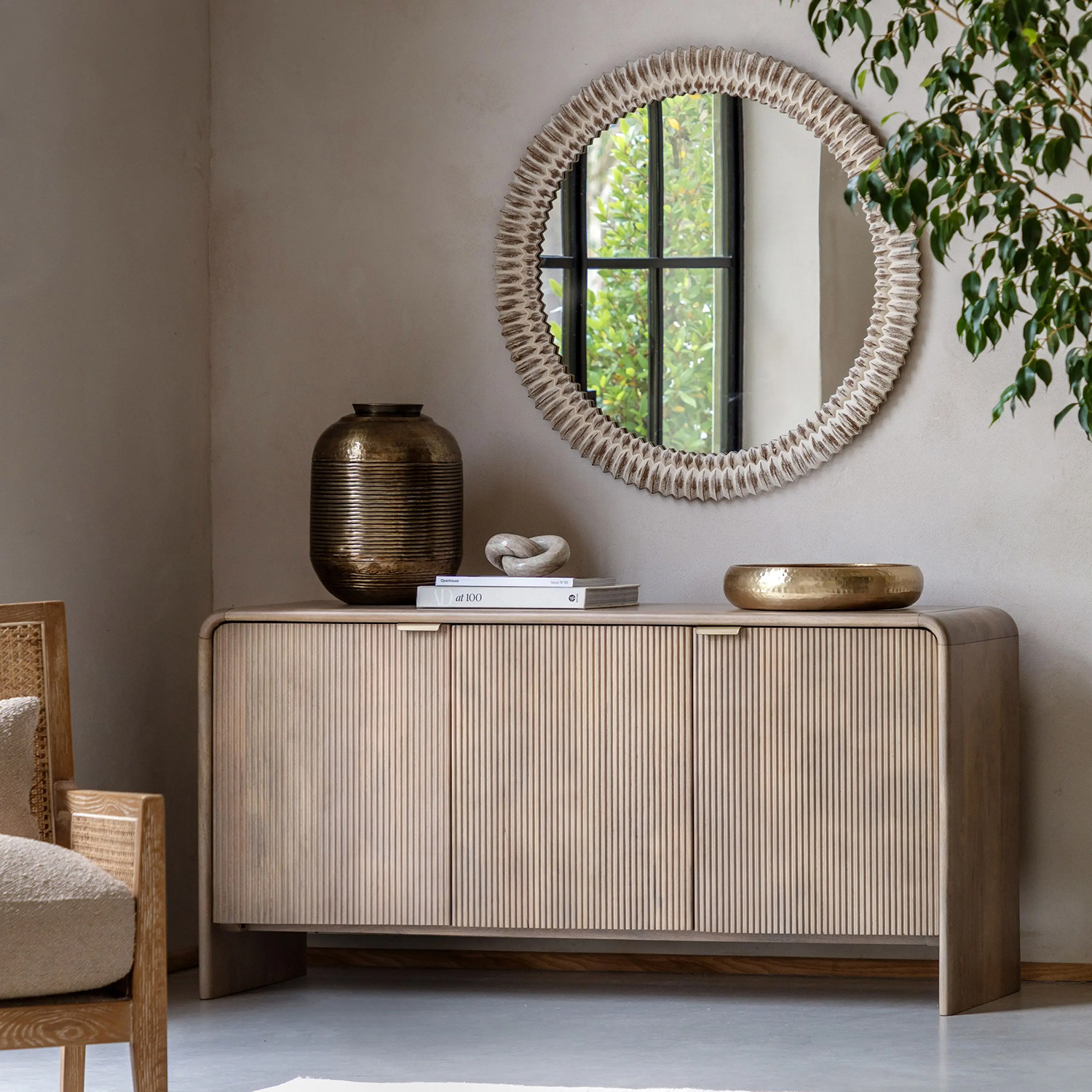 Gallery Direct Colonna 3 Door Sideboard