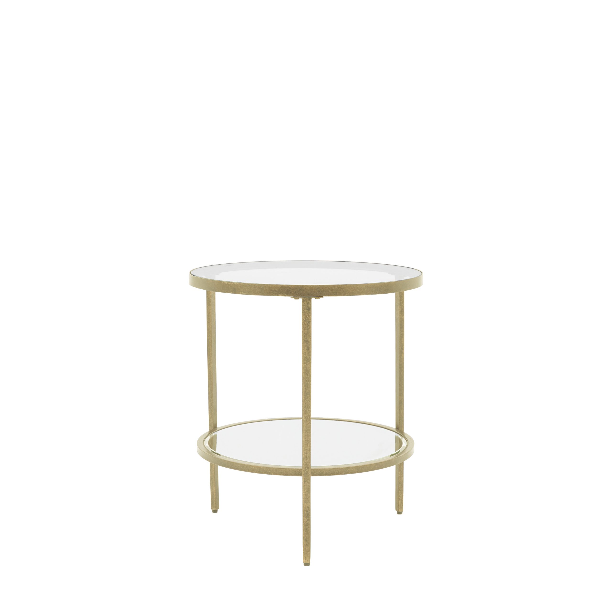 Gallery Direct Hudson Side Table Champagne | Shackletons