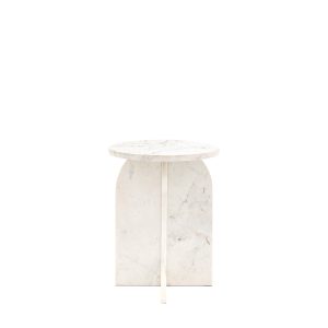 Gallery Direct Amalfi Side Table White | Shackletons