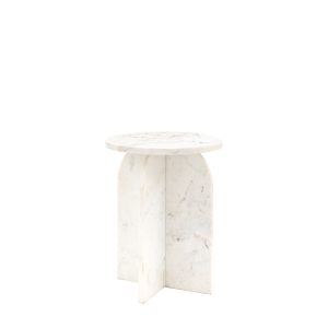 Gallery Direct Amalfi Side Table White | Shackletons