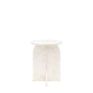 Gallery Direct Amalfi Side Table White | Shackletons