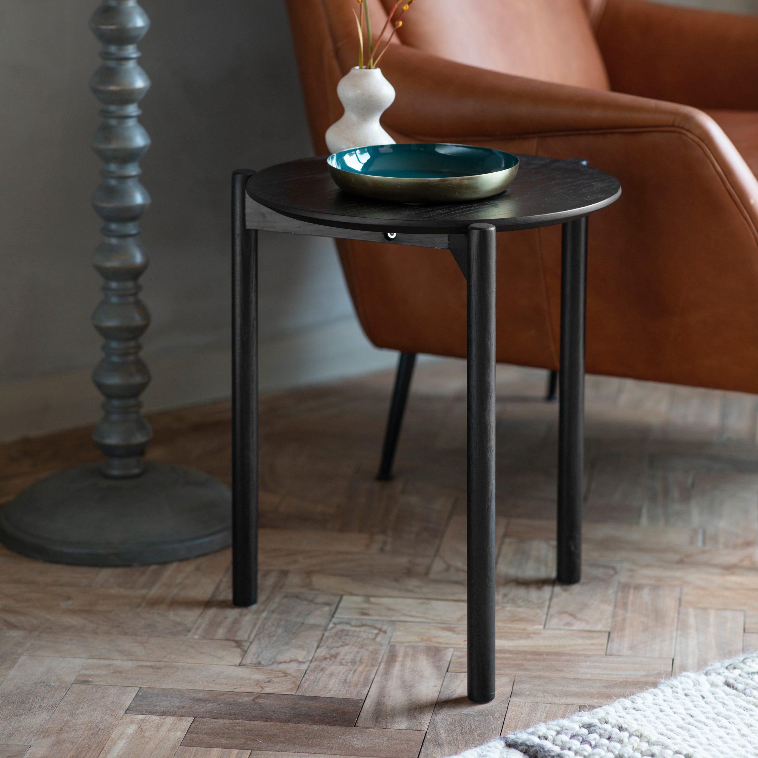 Gallery Direct Burley Side Table Black