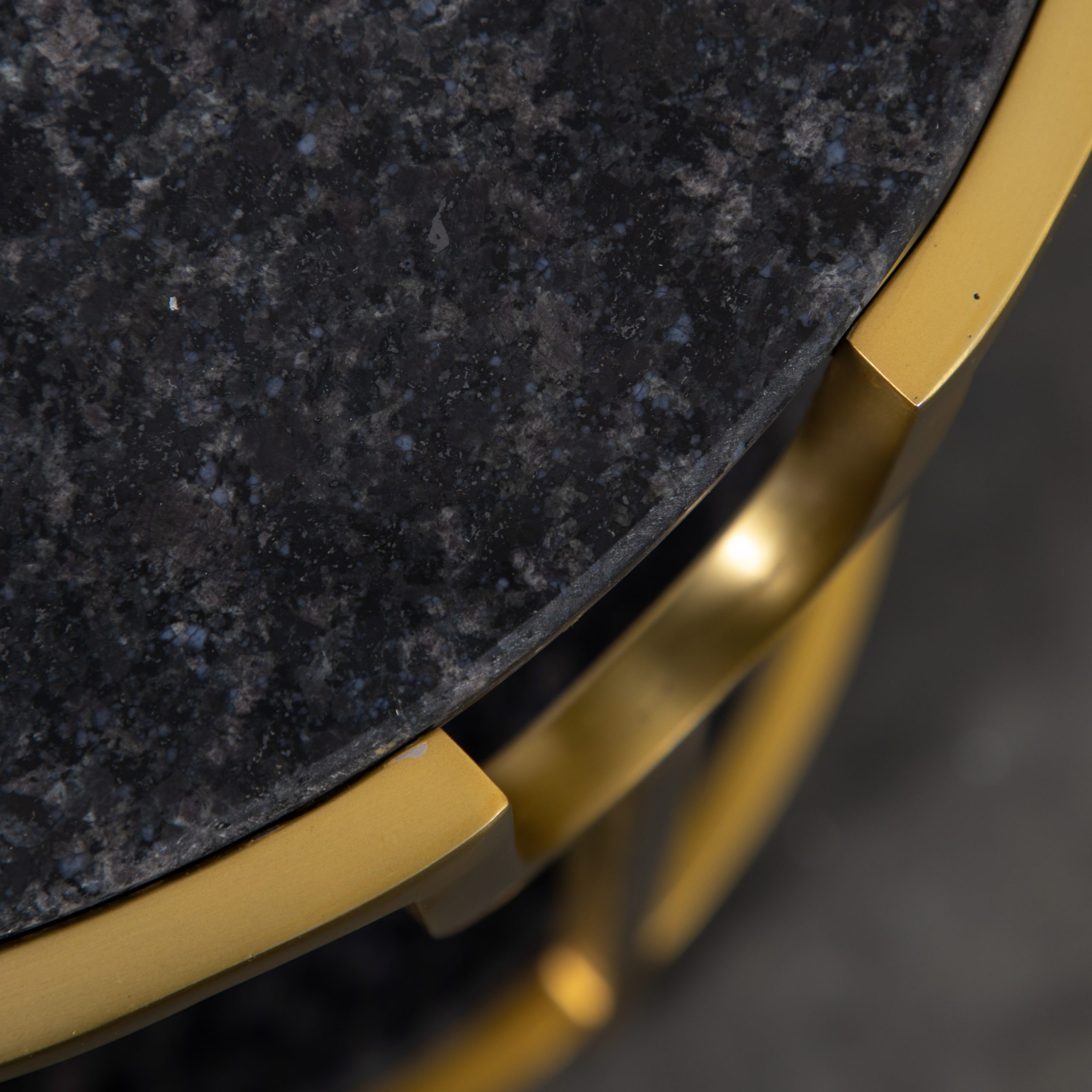 Gallery Direct Weston Side Table Black Granite