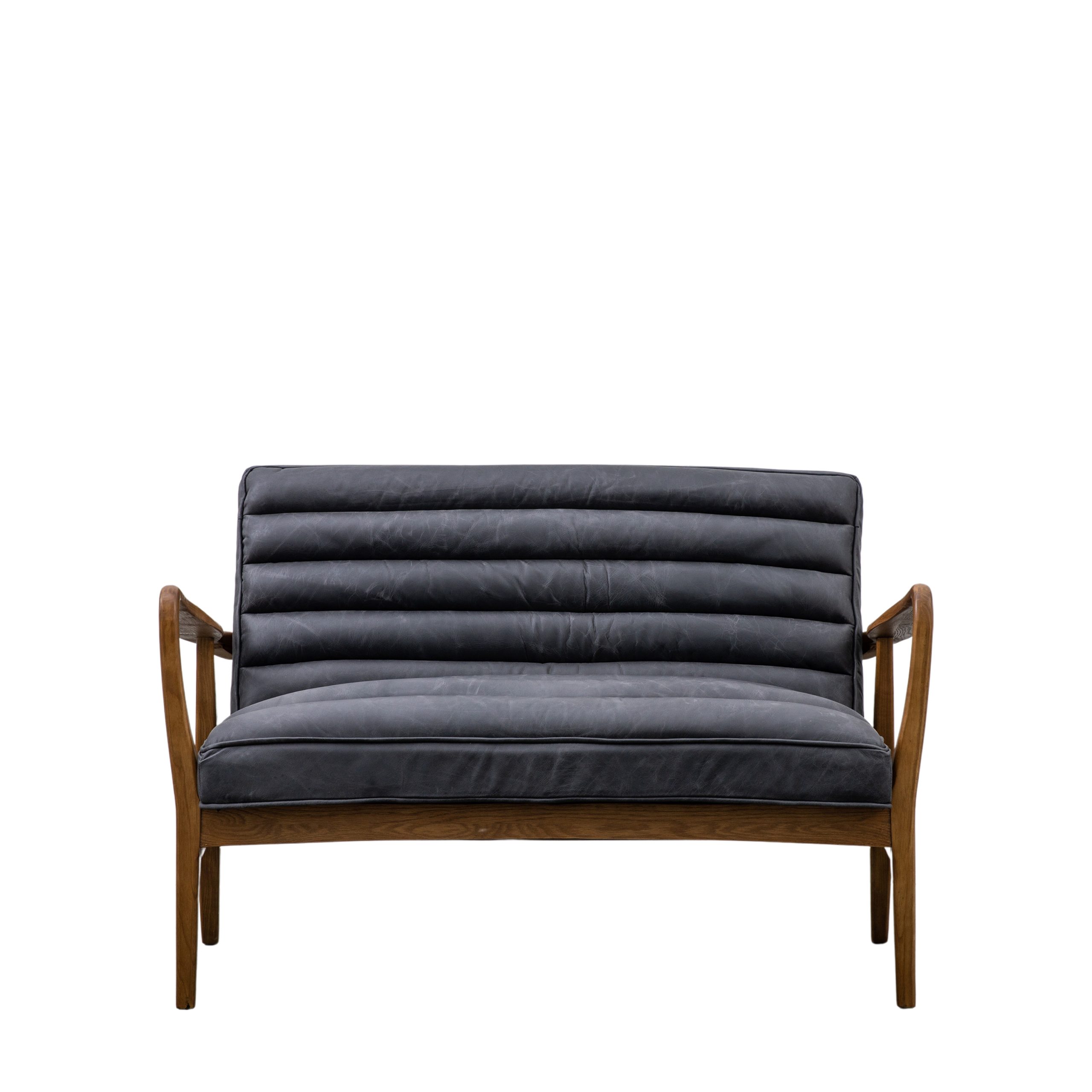 Gallery Direct Datsun 2 Seater Sofa Antique Ebony