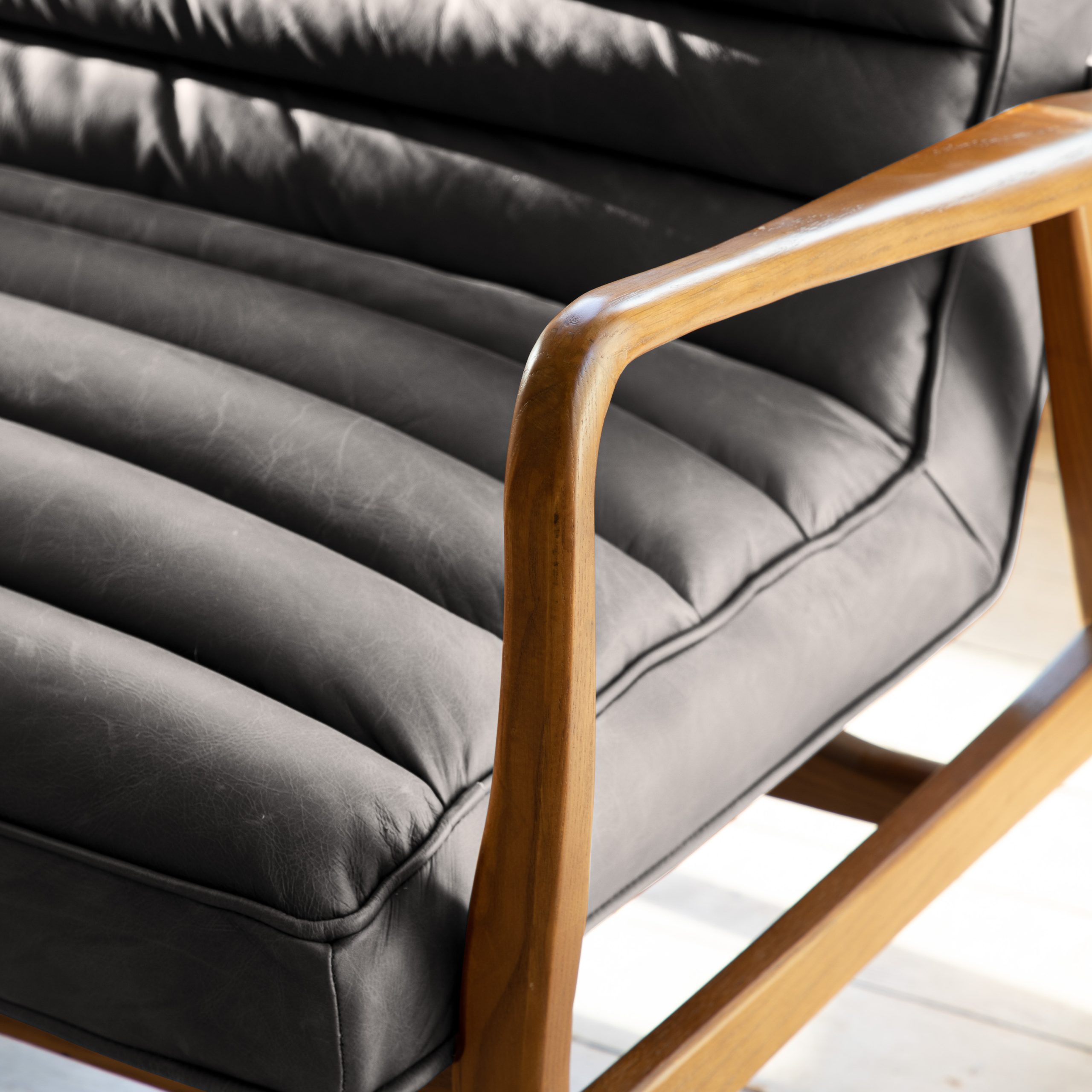 Gallery Direct Datsun 2 Seater Sofa Antique Ebony