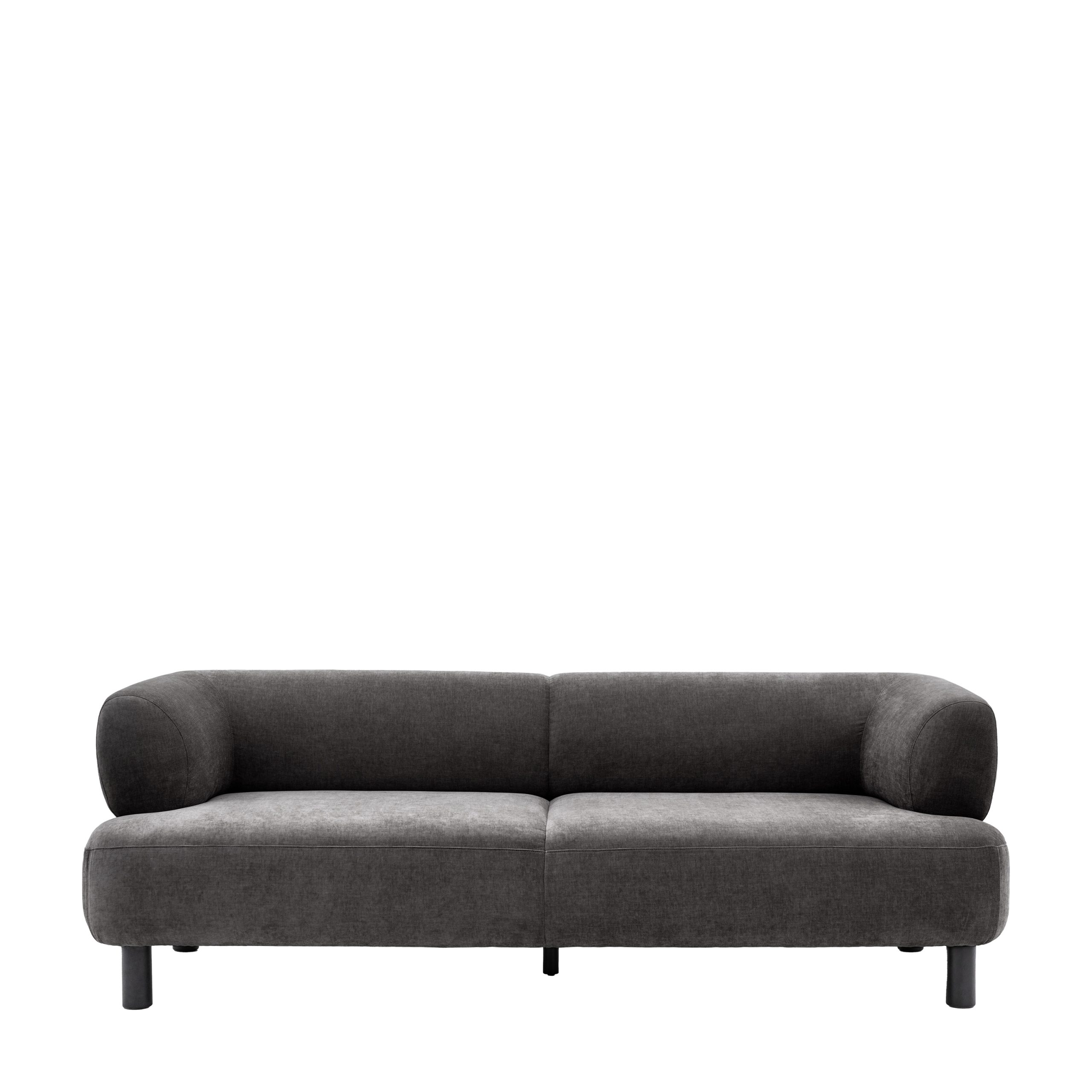 Gallery Direct Ardo 3 Seater Sofa Anthracite | Shackletons
