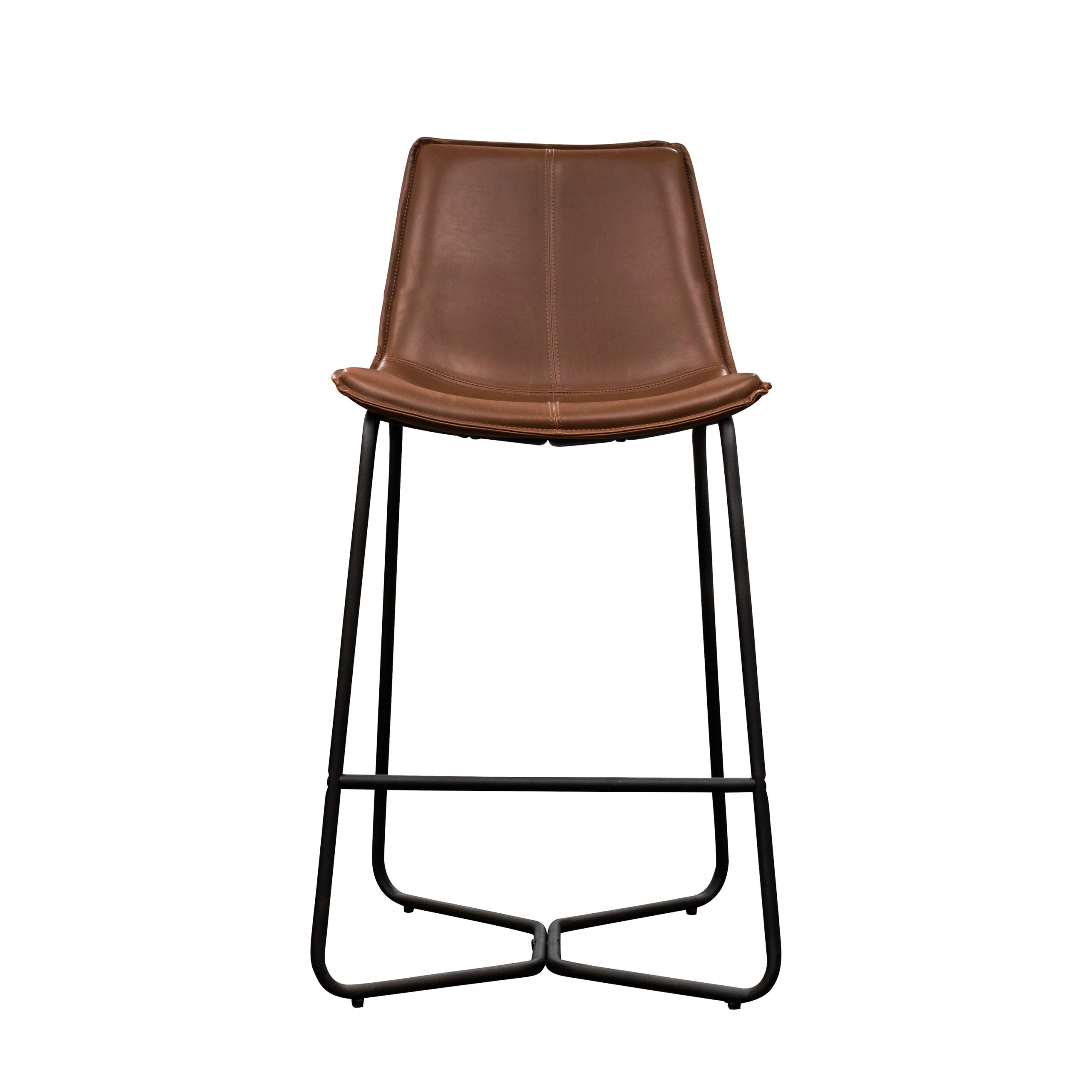 Gallery Direct Hawking Stool Brown (Set of 2)