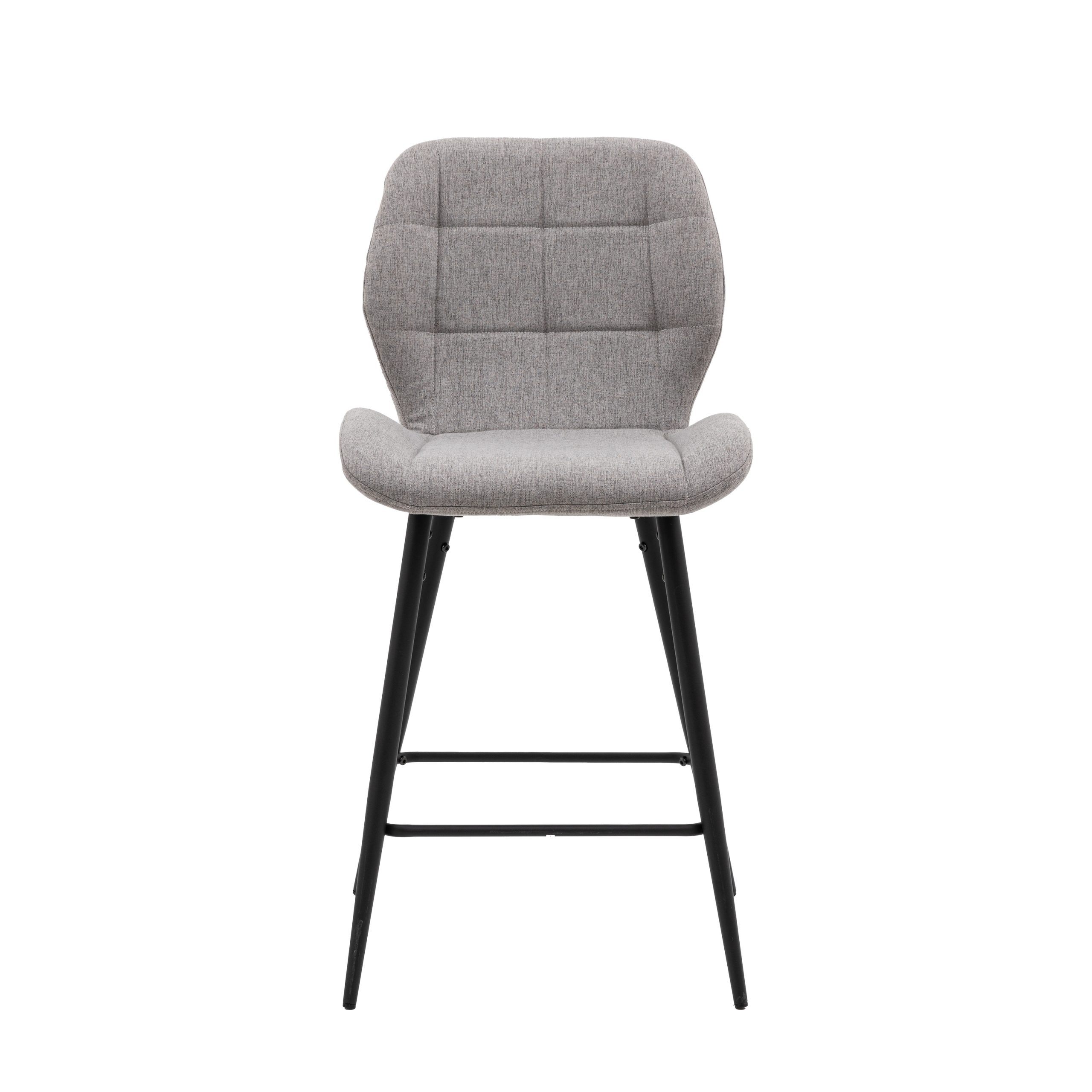 Gallery Direct Manford Stool Light Grey Set of 2 | Shackletons