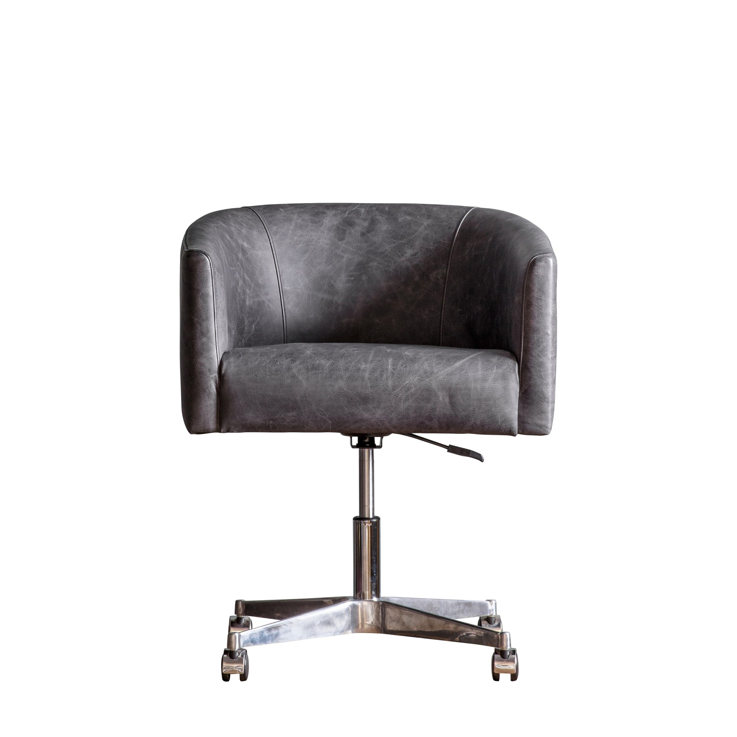Gallery Direct Feynman Swivel Chair Antique Ebony