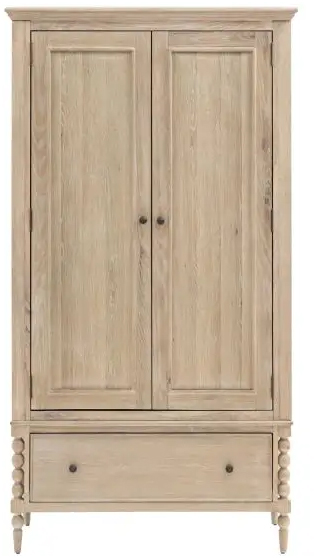 Gallery Direct Artisan 2 Door 1 Drawer Wardrobe