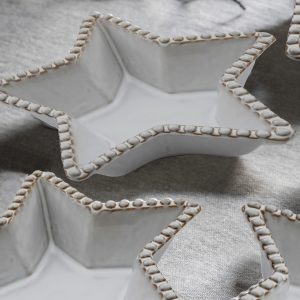 Gallery Direct Beaded Star Plate Set of 3 | Shackletons