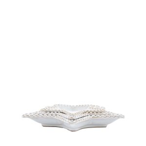 Gallery Direct Beaded Star Plate Set of 3 | Shackletons