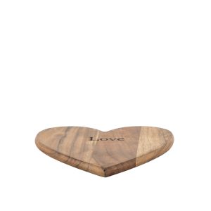 Gallery Direct Emotive Heart Chopping Board Natural | Shackletons