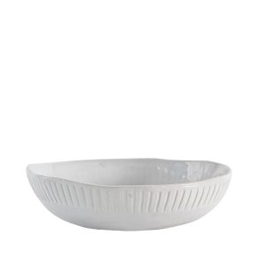 Gallery Direct Organic Ridged Pasta Bowl Pack of 4 | Shackletons