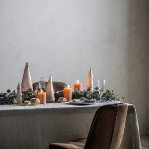 Gallery Direct Ribbed Tree Brown Frost Glass | Shackletons