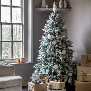 Gallery Direct Ribbed Tree Brown Frost Glass | Shackletons