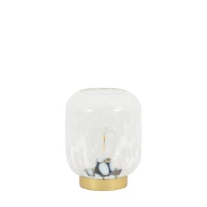 Gallery Direct Maeve LED Lamp White Gold | Shackletons