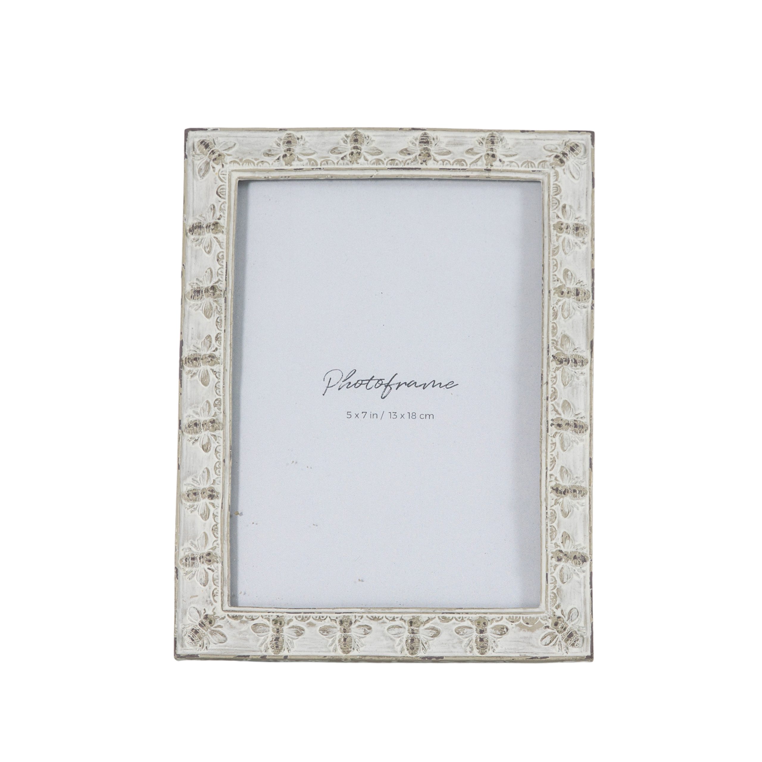 Gallery Direct Honey Bee Photo Frame 5 Antique Grey | Shackletons