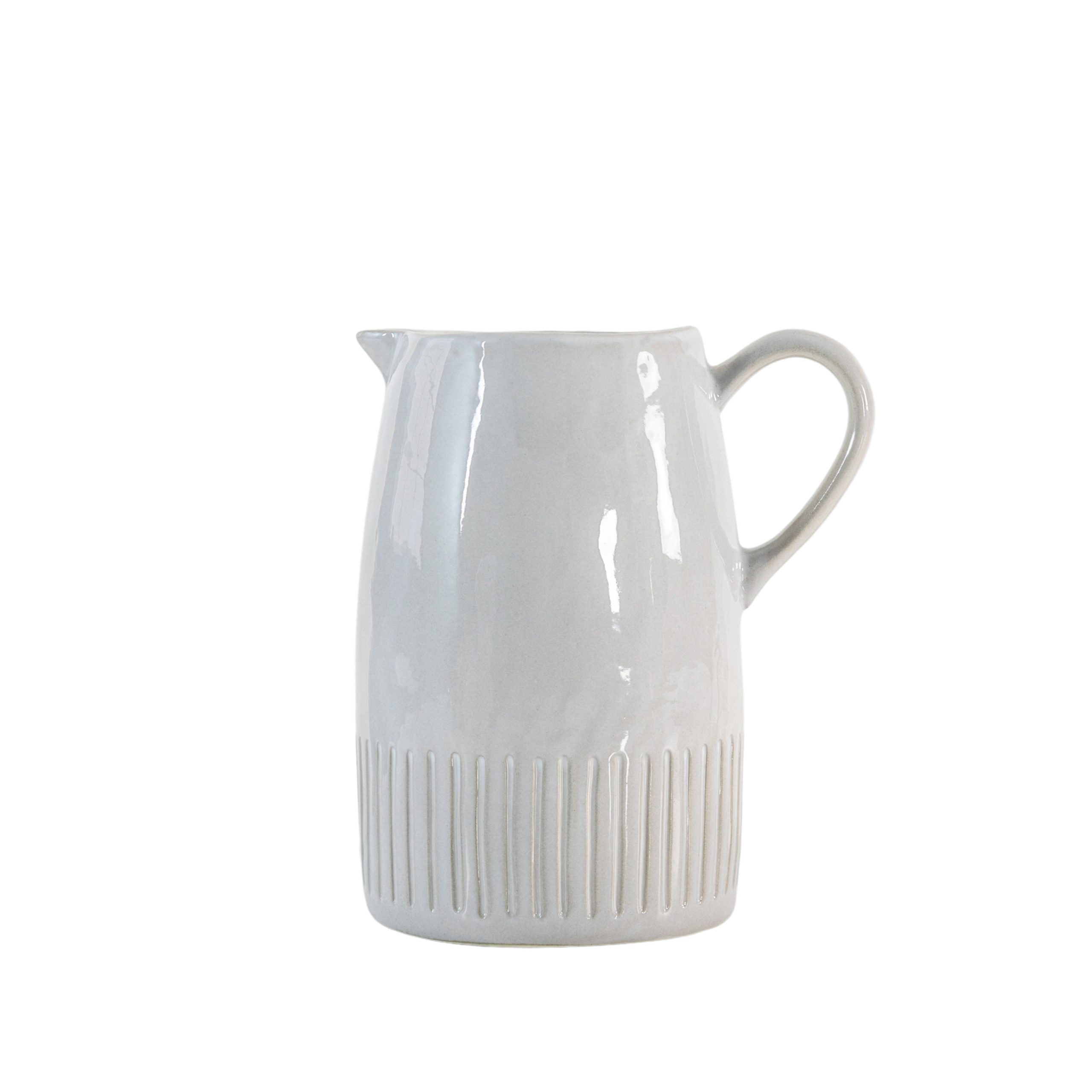 Gallery Direct Organic Ridged Jug | Shackletons