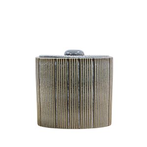 Gallery Direct Estrid Jar Large Grey | Shackletons