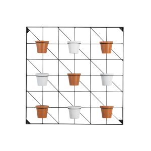 Gallery Direct Carlos Wall Planters  White  Ter | Shackletons