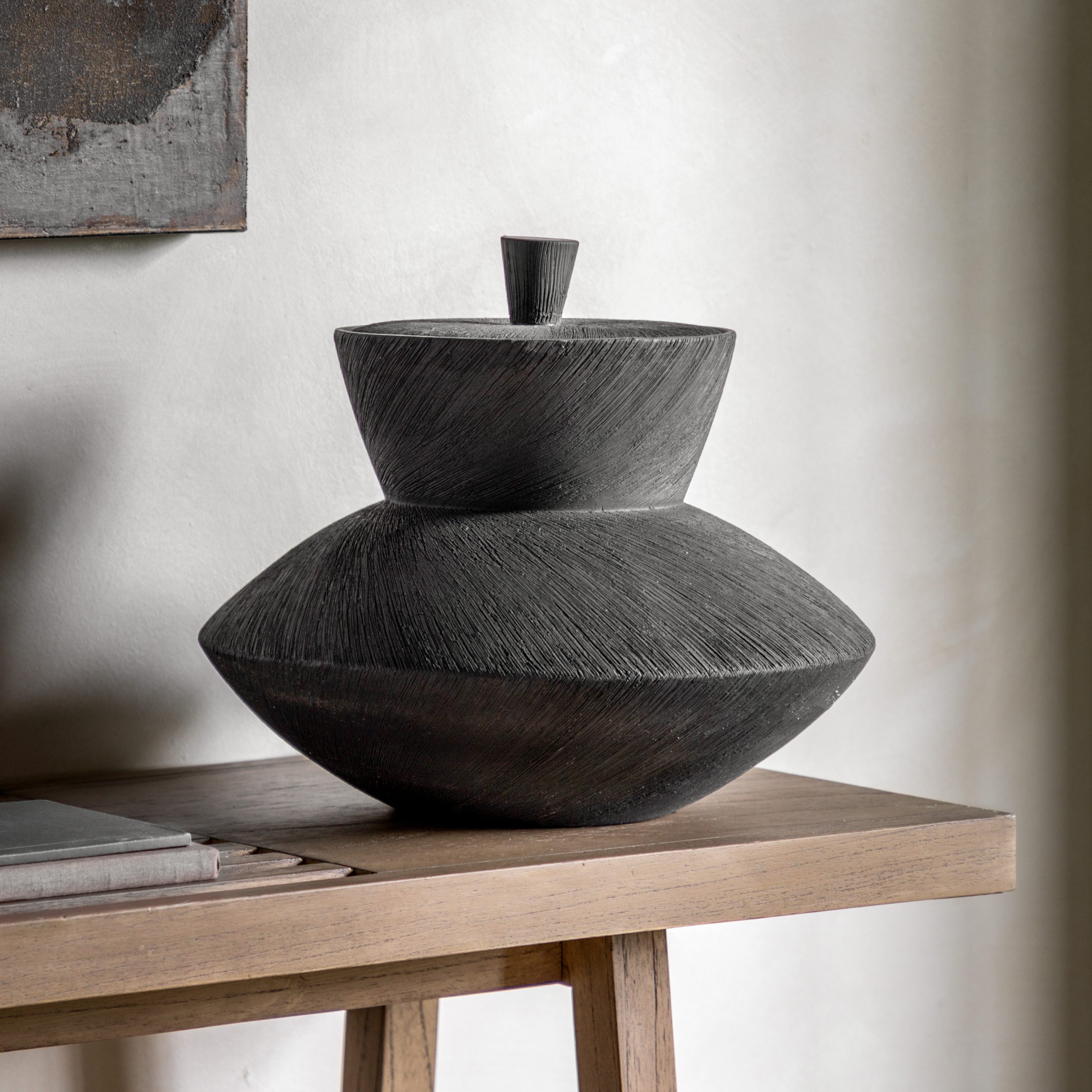 Gallery Direct Akari Jar Scratch Pebble Large