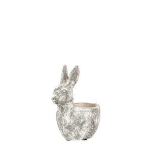 Gallery Direct Bunny Pot Small Distressed White | Shackletons