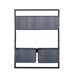 Gallery Direct Chadlington Wall Planter Black | Shackletons