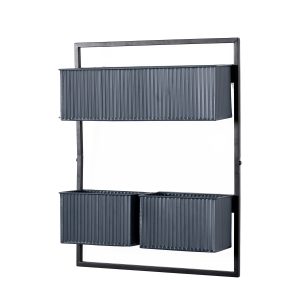 Gallery Direct Chadlington Wall Planter Black | Shackletons