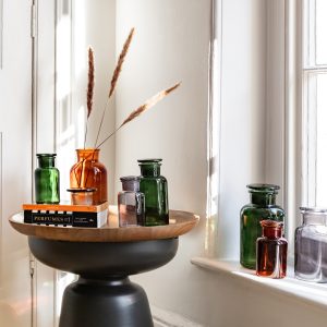 Gallery Direct Apotheca Jar Brown Set of 3 | Shackletons