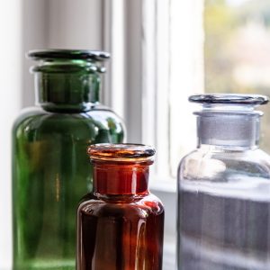 Gallery Direct Apotheca Jar Brown Set of 3 | Shackletons