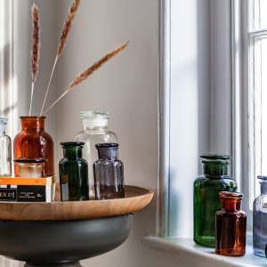 Gallery Direct Apotheca Jar Brown Set of 3 | Shackletons