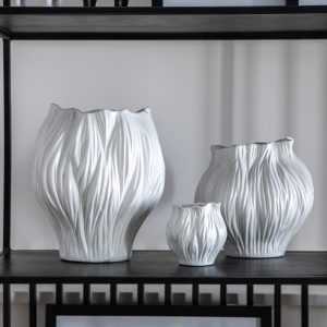 Gallery Direct Flora Vase Medium White | Shackletons
