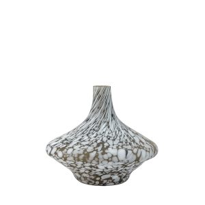 Gallery Direct Aditya Vase Mottled Brown | Shackletons