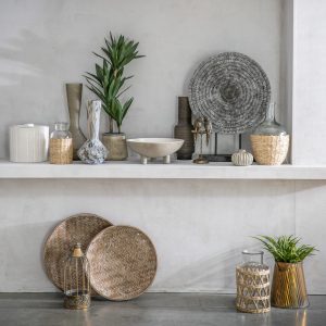 Gallery Direct Aditya Vase Mottled Brown | Shackletons