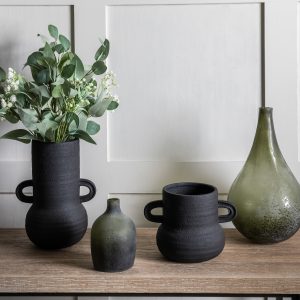 Gallery Direct Gorki Vase Small Black | Shackletons