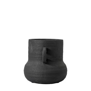 Gallery Direct Gorki Vase Small Black | Shackletons