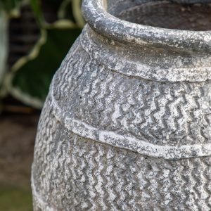 Gallery Direct Zante Vase Small Antique Grey | Shackletons