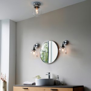 Gallery Direct Cheswick Bathroom 1 Ceiling Light | Shackletons