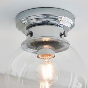 Gallery Direct Cheswick Bathroom 1 Ceiling Light | Shackletons
