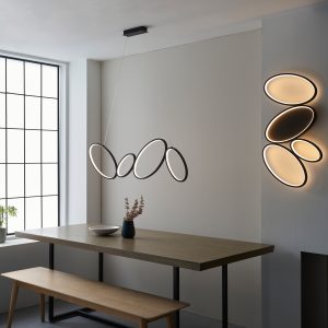 Gallery Direct Ovals 4 Ceiling Light | Shackletons