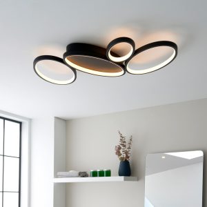 Gallery Direct Ovals 4 Ceiling Light | Shackletons