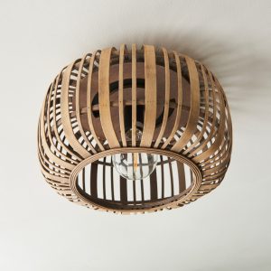 Gallery Direct Mathias Ceiling Light Natural Bamboo | Shackletons