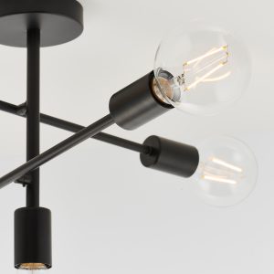 Gallery Direct Studio 5 Ceiling Lamp Black | Shackletons Gallery Direct Studio 5 Ceiling Lamp Black | Shackletons